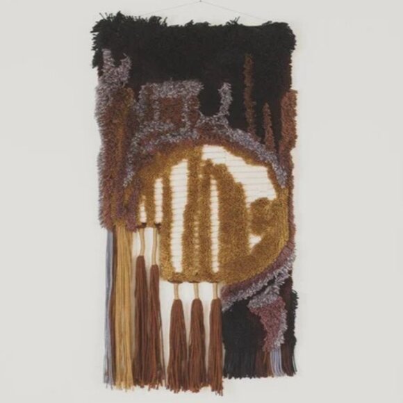 Bernat Eclipse Hi-Lo Latch Hook Kit 24" x 40" Wall Hanging Craft 1977 - Picture 2 of 16